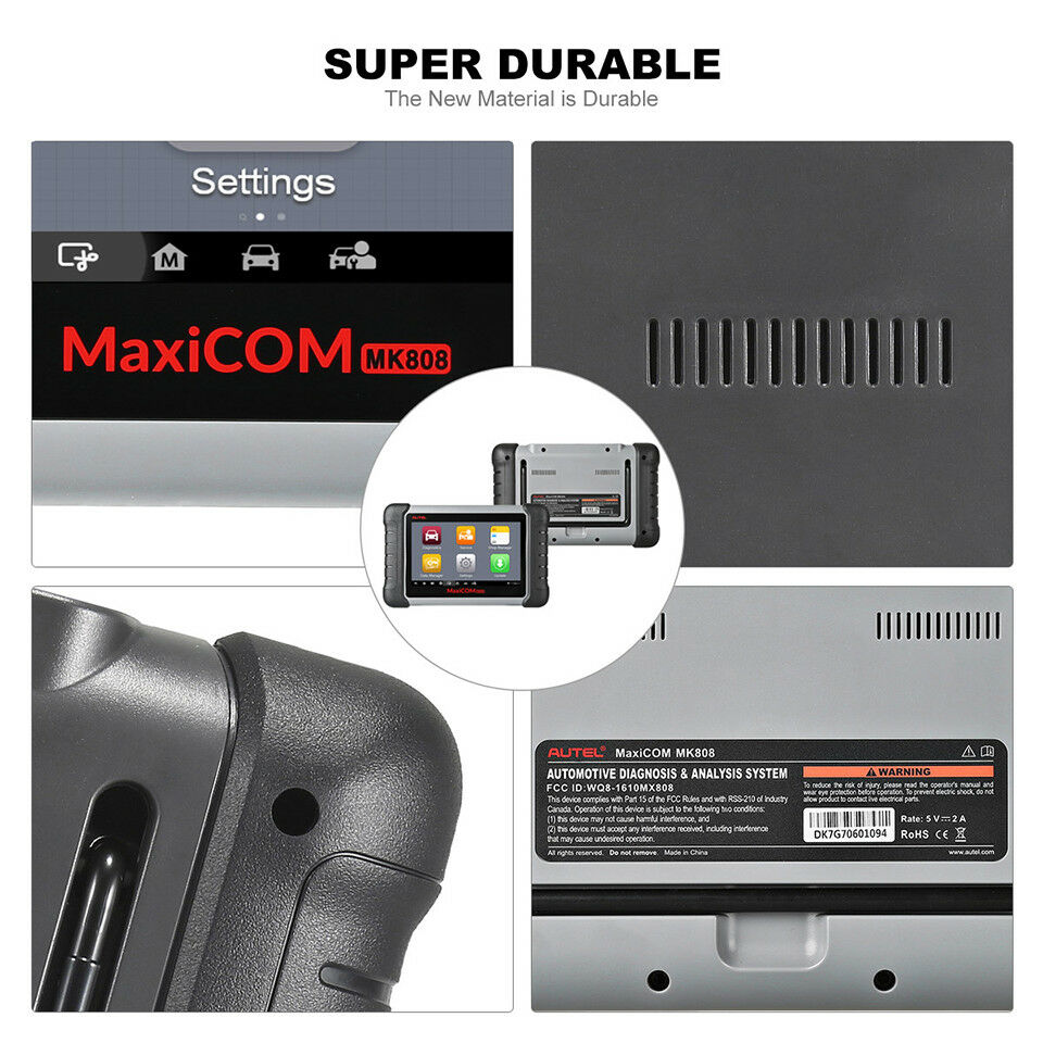 Special Order - Autel MaxiCOM MK808 OBD2 All System ECU Fault Code Reader Reset Diagnostic Scan Tool Key IMMO Coding MX808 DPF SRS ABS SRS SAS EPB BMS - AU VERSION
