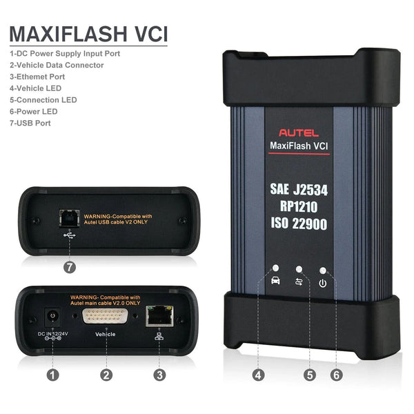 Autel MaxiCOM Ultra Lite Scannerwith Topology Mapping J2534 ECU - Auto Lines Australia