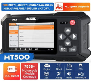 Ancel MT500 Professional Motorcycle Scan Tool Auto OBD2 Analysis Scanner