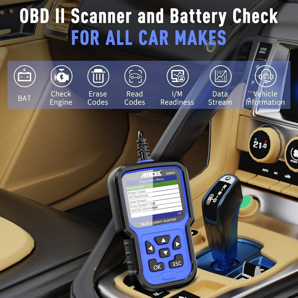 ANCEL BM700 Full System Diagnostic Tool OBD2 Scanner Fits For BMW