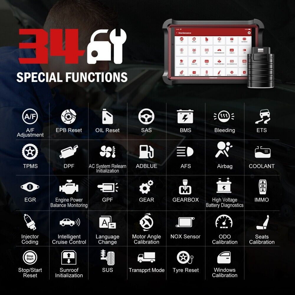 THINKCAR THINKTOOL PAD8 OBD2 Scanner Professional Automotivo Car Diagnostic Tool - Auto Lines Australia