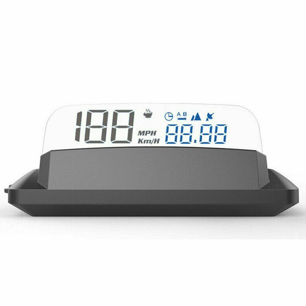 GPS HUD Speedometer Digital Heads Up Display Car Speed Warning Plug & Play