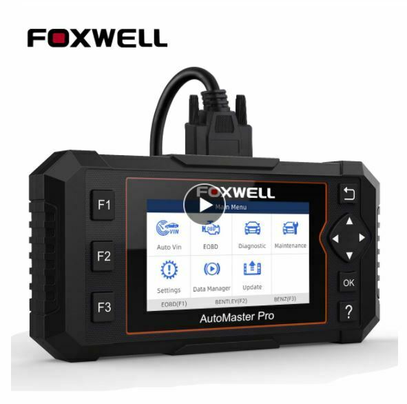 FOXWELL NT614 Auto Engine Transmission ABS SRS OBDII Reset Diagnostic Scan Tool Secondary image