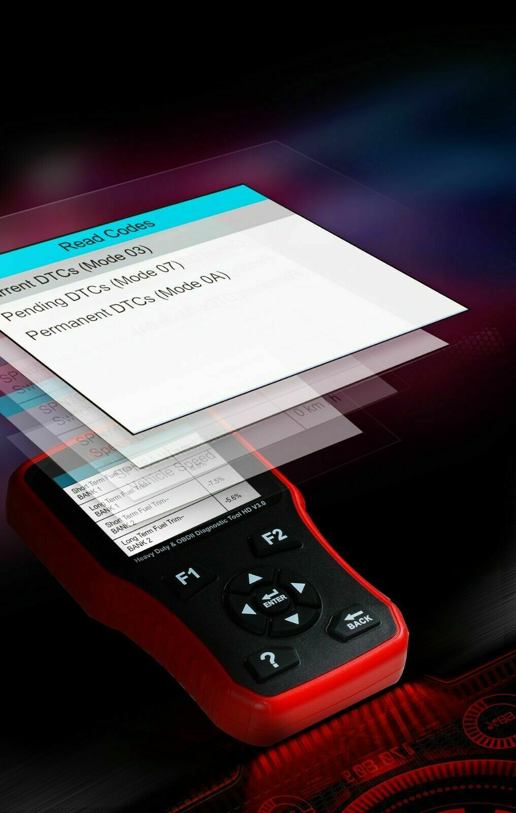 HEAVY DUTY DIESEL TRUCK DIAGNOSTIC SCANNER TOOL CODE READER iCarsoft HD V3.0 - Auto Lines Australia