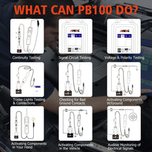 Load image into Gallery viewer, Ancel PB100 Electric Circuit Tester Power Probe Automotive Diagnostic Tool12/24V