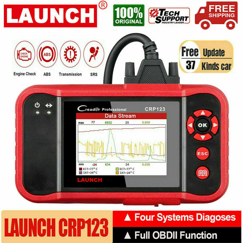 LAUNCH OBD2 Scanner CRP123 ABS SRS Engine Transmission Car Diagnostic Scan Tool Secondary image