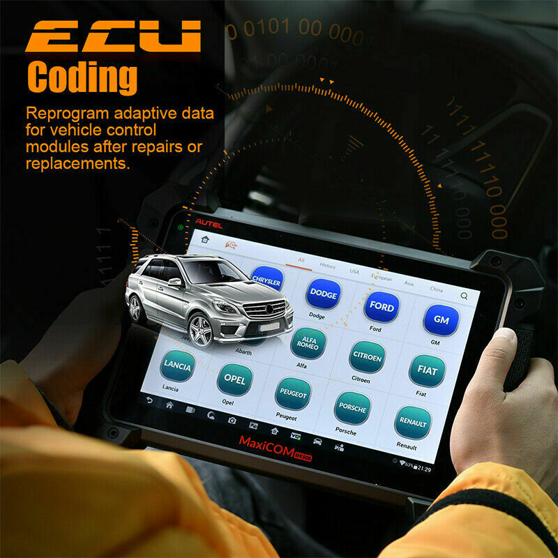 Autel MaxiCom MK908 Bluetooth Diagnostic ALL System ECU Coding Auto Scanner Tool Secondary image