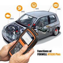 Load image into Gallery viewer, Foxwell NT630 Plus OBD2 ABS Bleeding SRS SAS Code Reader Scanner Diagnostic Tool - Auto Lines Australia