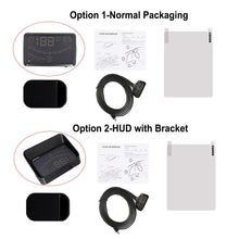 Load image into Gallery viewer, Vjoycar V41 Newest Head Up Display Car OBDII EUOBD 5.5&quot; Windshield