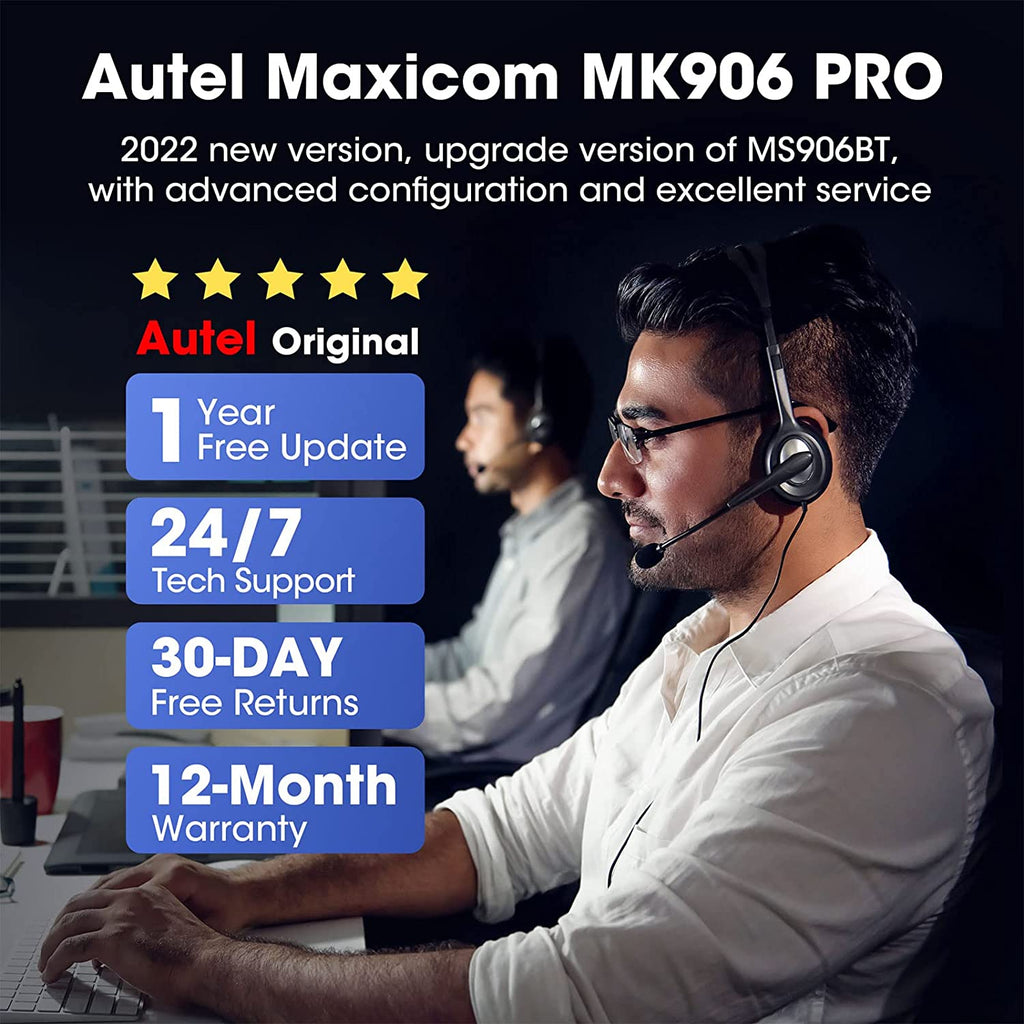 Autel MaxiCOM MK906 Pro Auto Diagnostic Scan Tool OBD2 Code Scanner - Auto Lines Australia