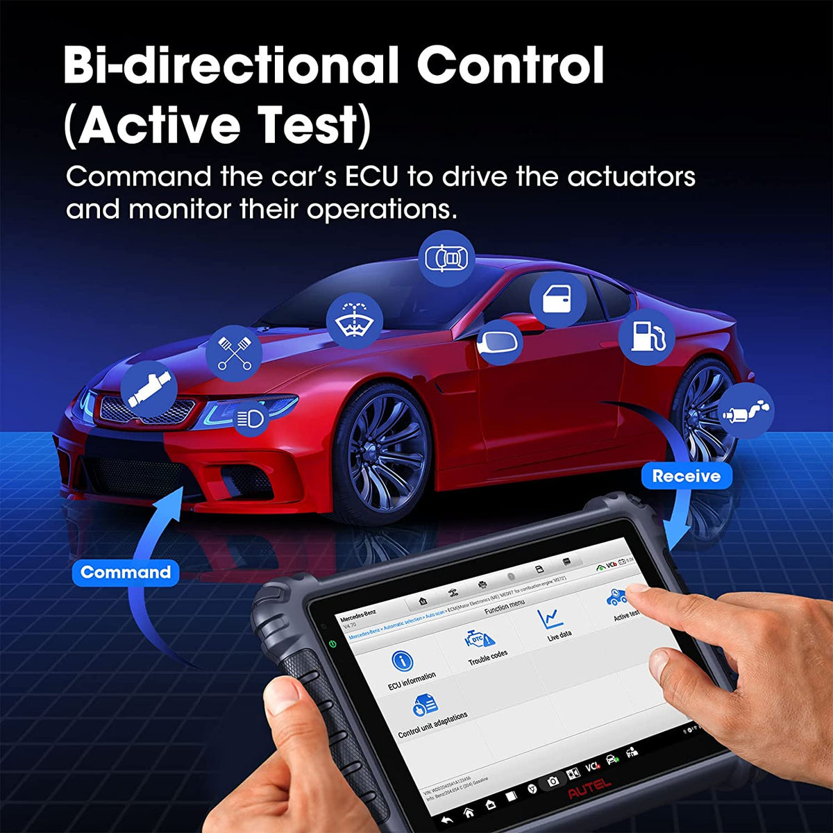 Autel MaxiCOM MK906 Pro Auto Diagnostic Scan Tool OBD2 Code Scanner - Auto Lines Australia