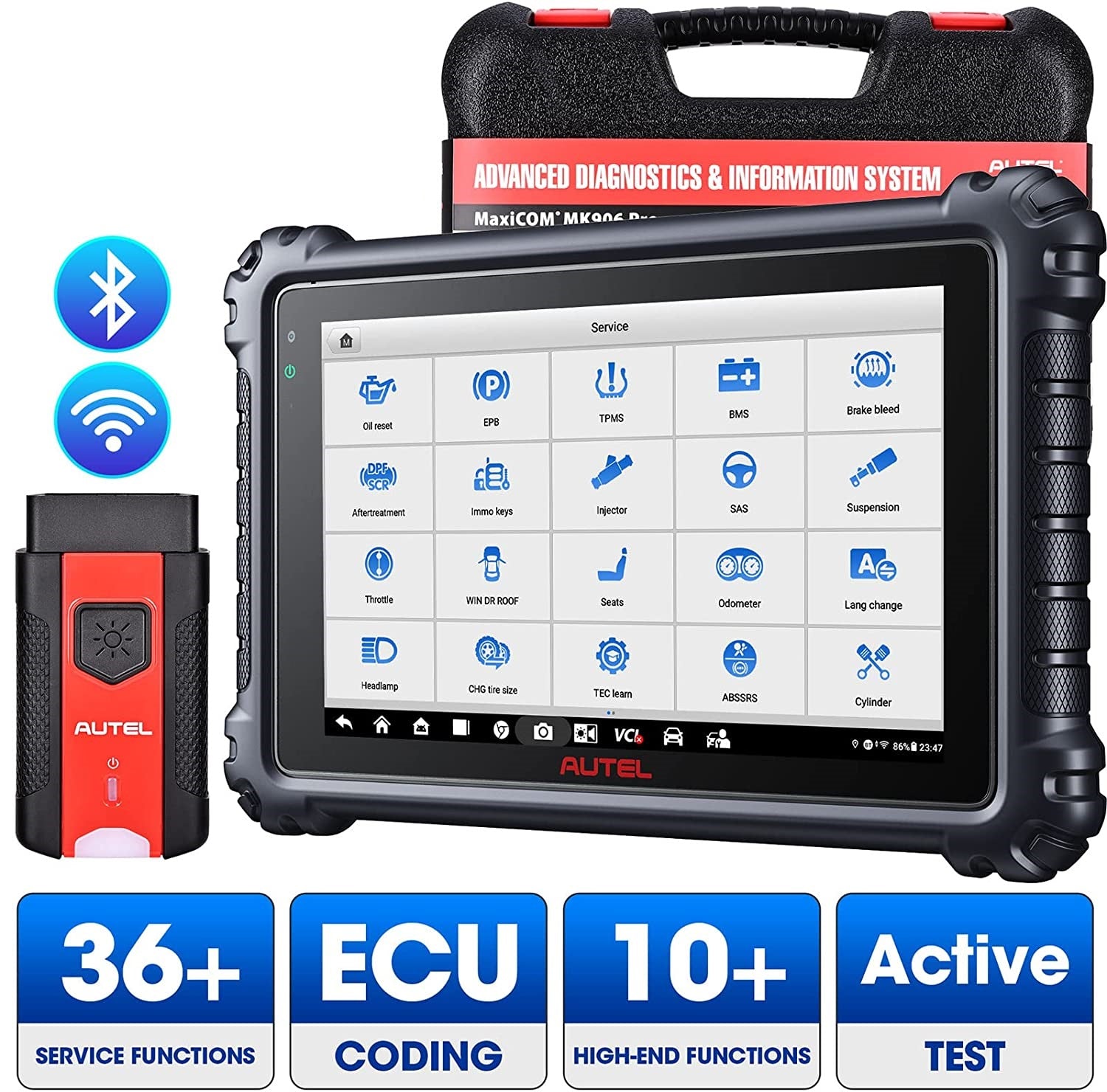 Autel MaxiCOM MK906 Pro Auto Diagnostic Scan Tool OBD2 Code Scanner Secondary image