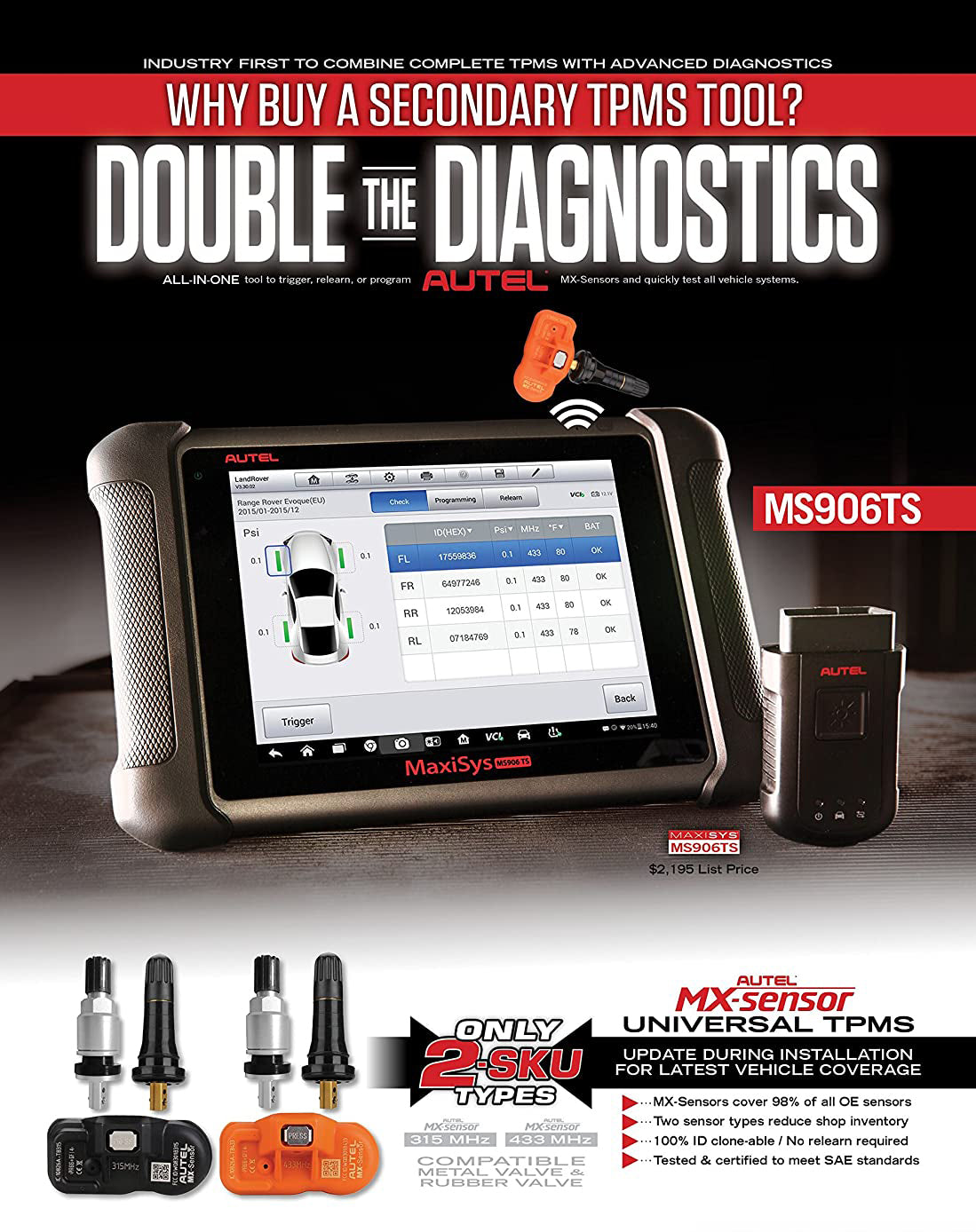 AUTEL MaxiSYS MS906TS Car Diagnostic Tool Secondary image