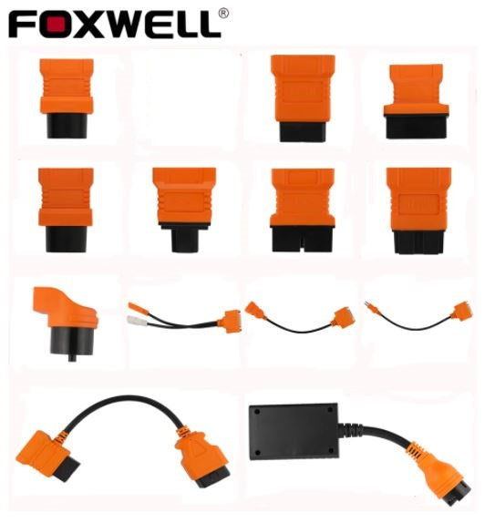 FOXWELL / AUTEL / LAUNCH OBD1 TO OBD2 OBDII Cable Adapter Kit Connector Set Main image