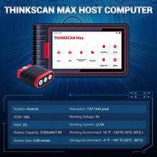 Load image into Gallery viewer, Thinkcar Thinkscan Max Full System Professional OBD2 Scanner - Auto Lines Australia