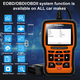 FOXWELL NT510 Full System OBD2 Auto Fault Code Reader Reset Diagnostic Scan Tool Fits DODGE