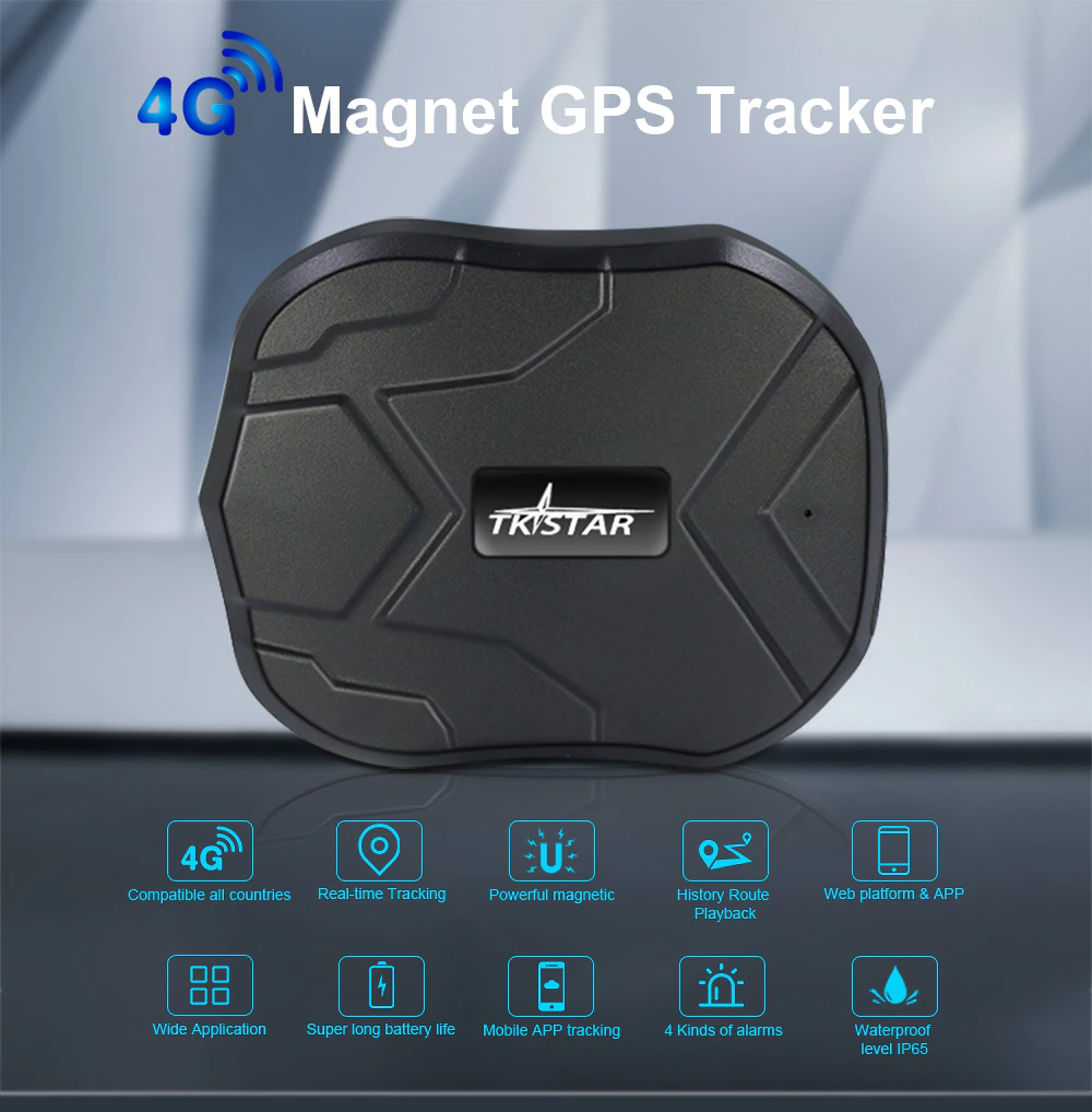 4G/5G TKSTAR Magnetic GPS TRACKER 10,000mAh Locator Waterproof AntiTheft Vehicle Car Truck Secondary image