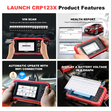 Load image into Gallery viewer, LAUNCH X431 CRP123X PRO OBD2 Diagnostic Scanner Fault Car Code Reader