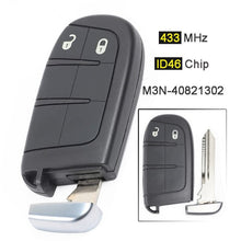Load image into Gallery viewer, Fits Jeep Grand Cherokee M3N-40821302 2 Button Remote Car Key 433MHz 2014-2016