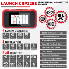 Load image into Gallery viewer, LAUNCH X431 CRP129E Diagnostic Tools - Auto Lines Australia