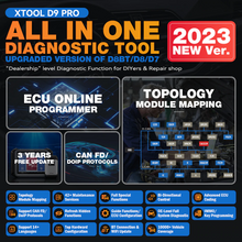 Load image into Gallery viewer, XTOOL D9 PRO Diagnostic Scan Tool With Topology Map CAN FD&amp;DoIP Online ECU Programming&amp;Coding Bi-Directional Control - Auto Lines Australia