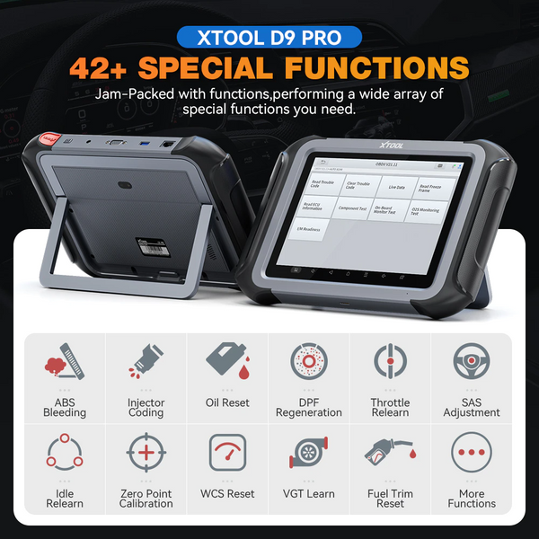 XTOOL D9 PRO Diagnostic Scan Tool With Topology Map CAN FD&DoIP Online ECU Programming&Coding Bi-Directional Control - Auto Lines Australia