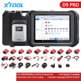 XTOOL D9 PRO Diagnostic Scan Tool With Topology Map CAN FD&DoIP Online ECU Programming&Coding Bi-Directional Control