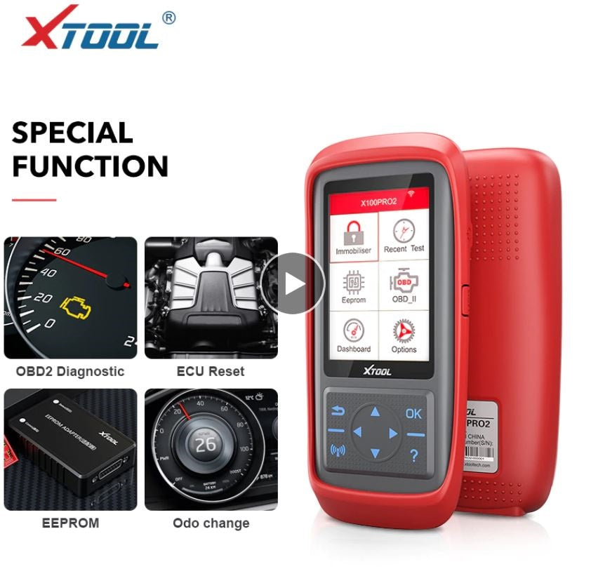 XTOOL X100 PRO2 OBD2 IMMO Programming Coding ECU Vehicle Scanner Secondary image